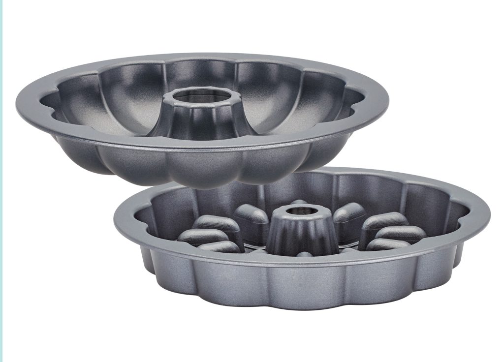 Fillables 2-Piece Non-Stick Fluted Cake Pan - The Inspired Home