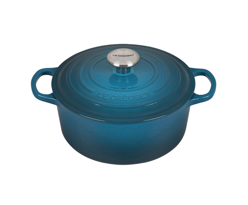 Le-Creuset-Round-Dutch-Oven-in-Deep-Teal