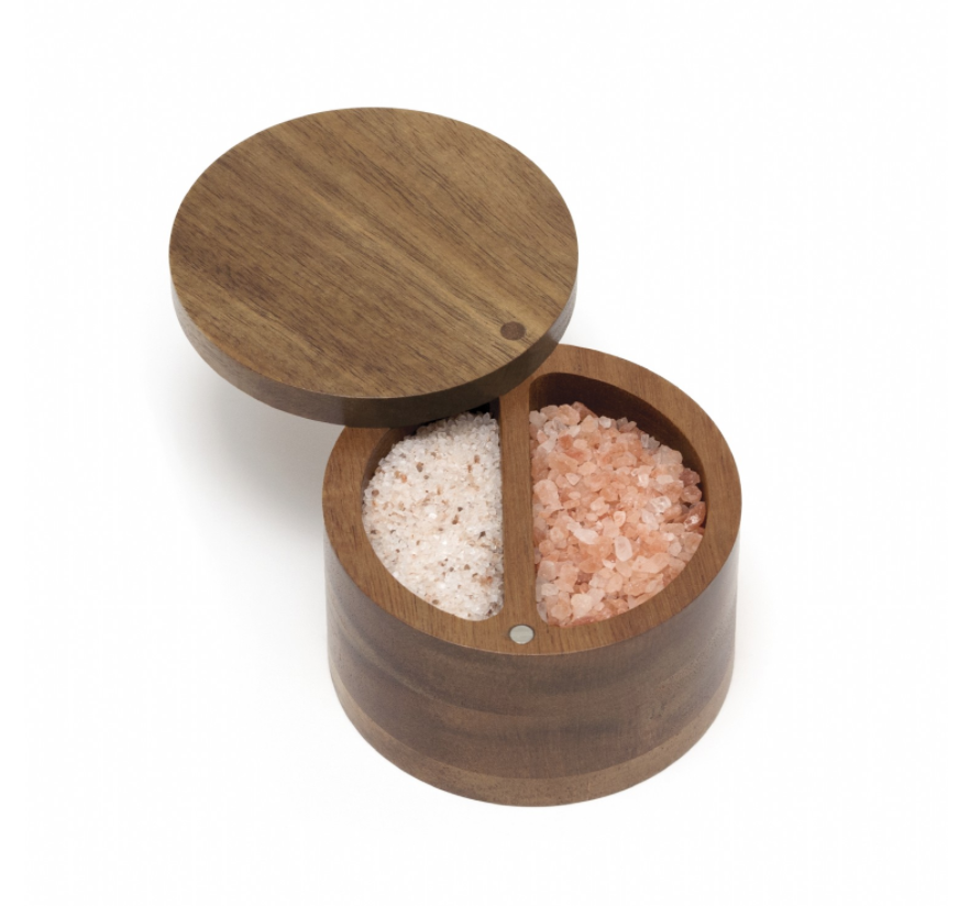 Lipper-International-Acacia-Divided-Salt-Box