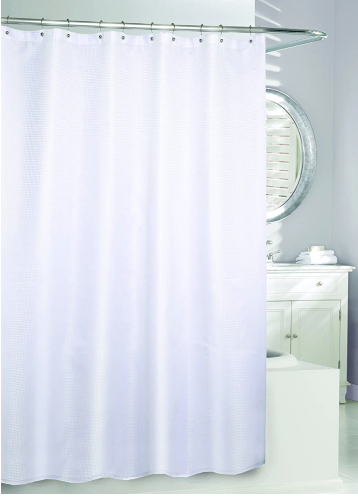 Moda-At-Home-Waffle-Fabric-Shower-Curtain
