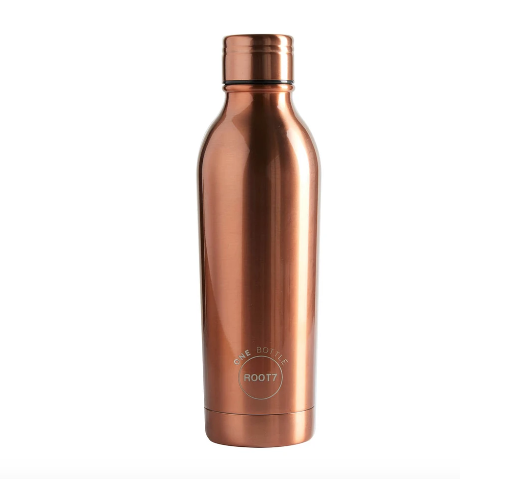 Root7-OneBottle-Brushed-Copper-Water-Bottle