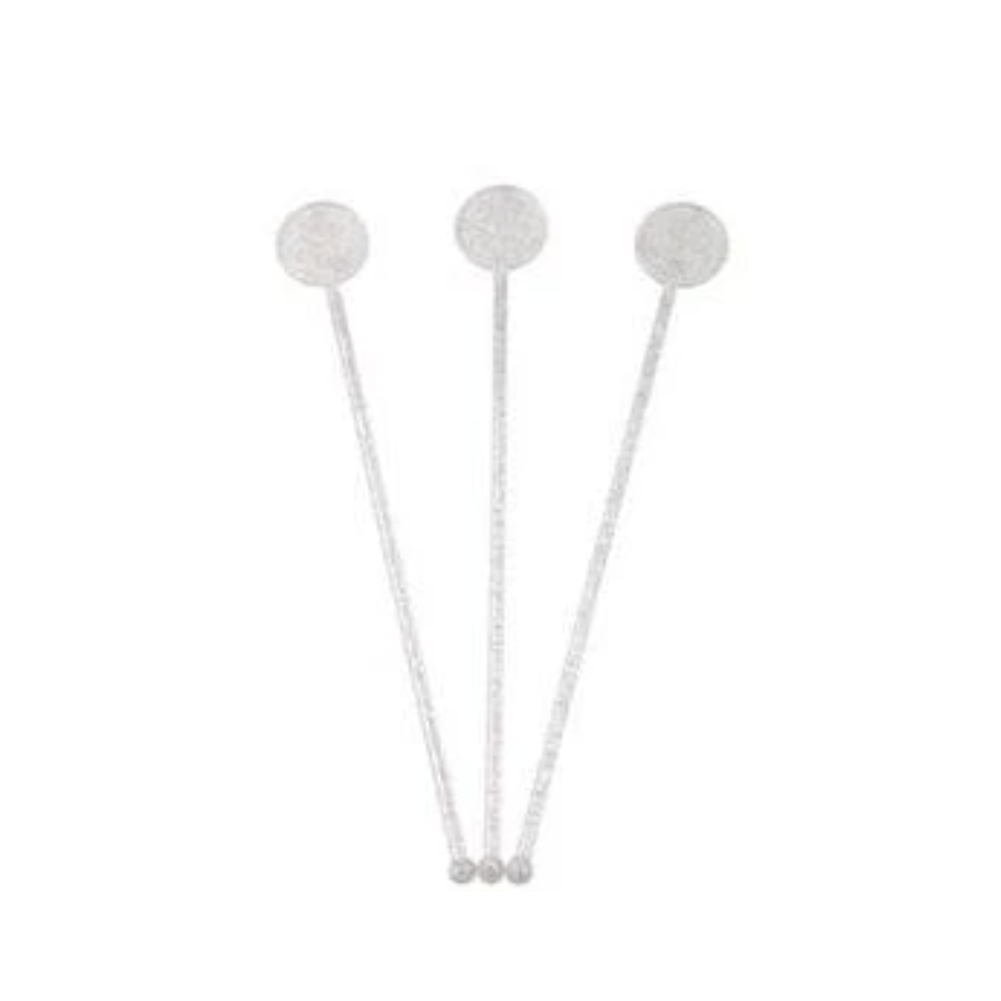 Sophistiplate-Silver-Round-Plastic-Cocktail-Pick