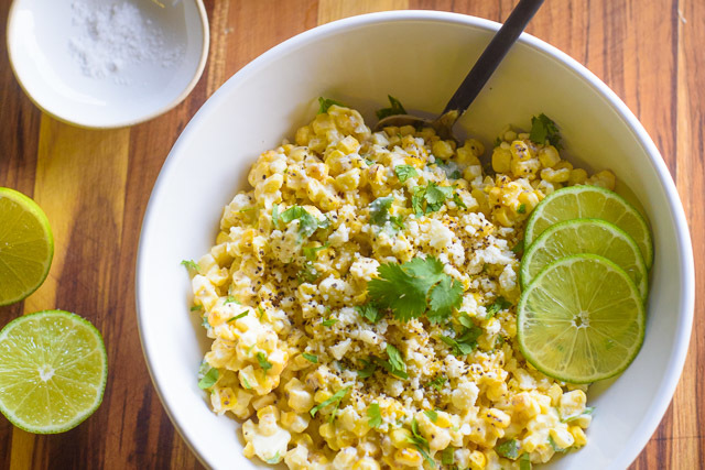 Grilled Mexican Corn Salad