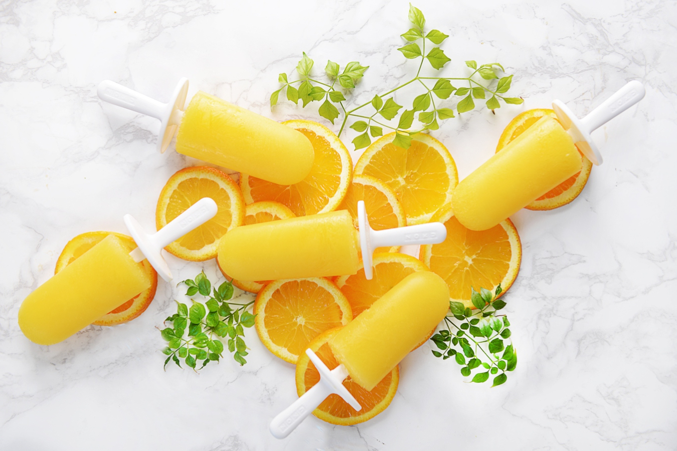 Mimosa Popsicles