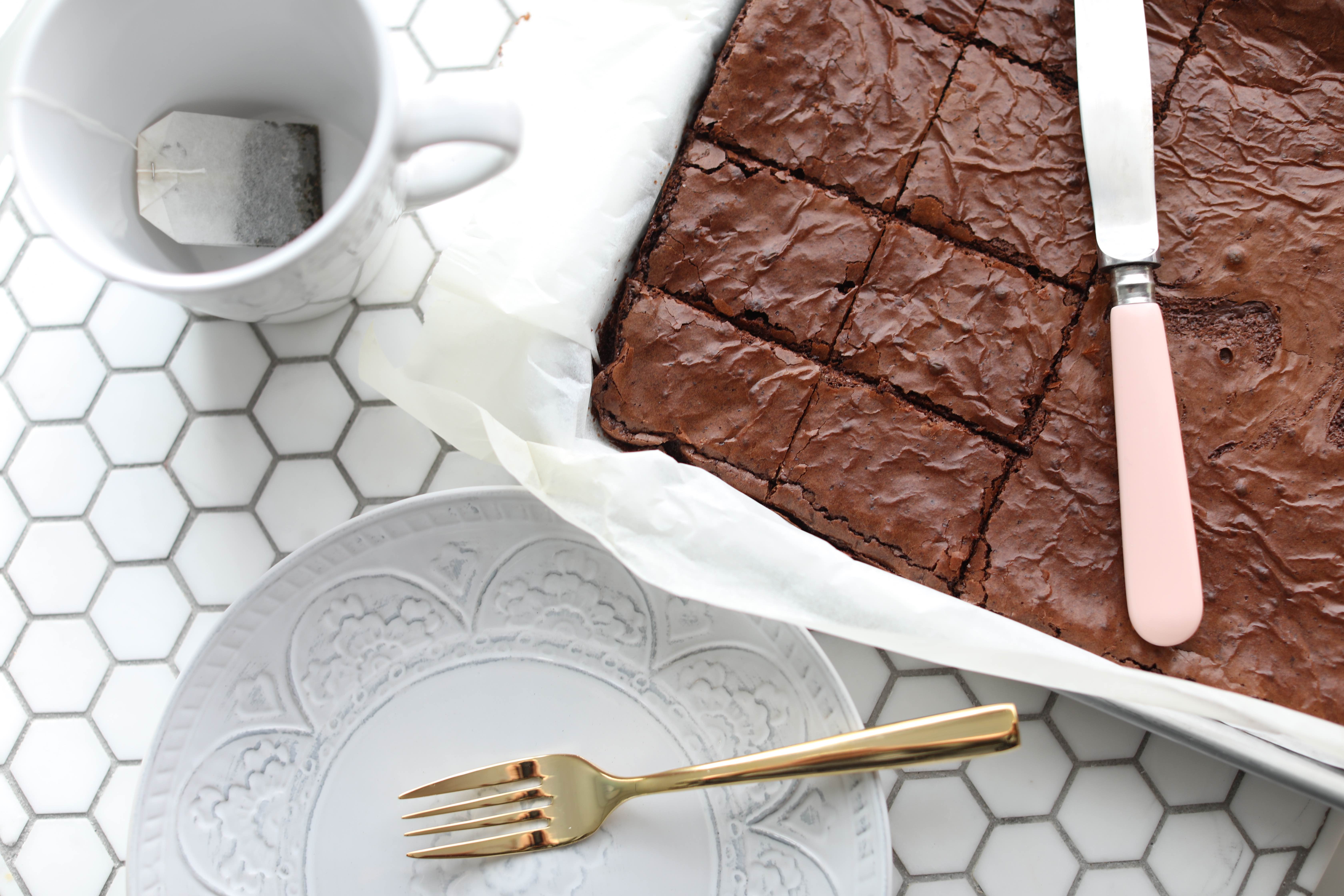 Homemade Dark Chocolate Brownies