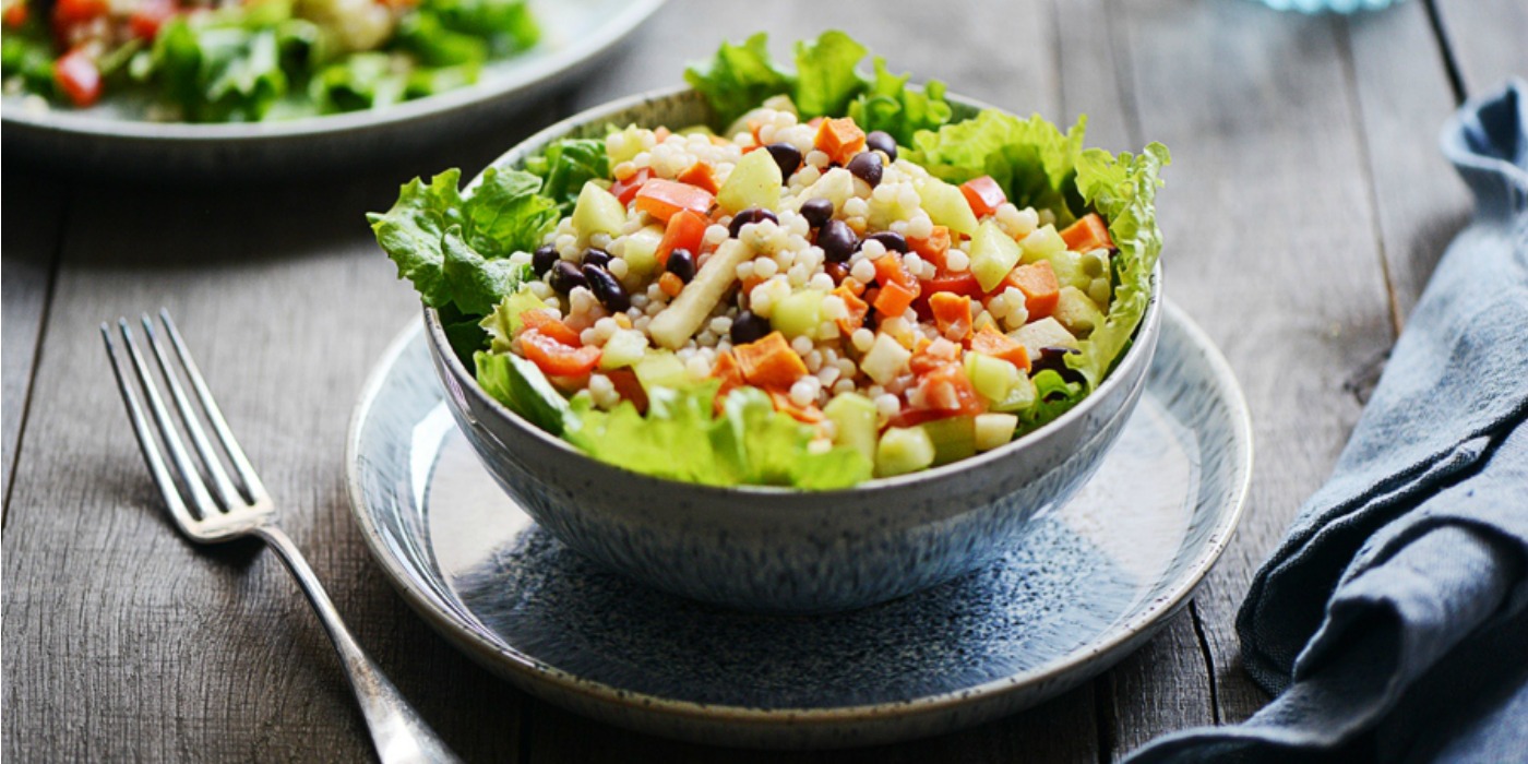 Hearty Couscous Salad with Light Chipotle Vinaigrette