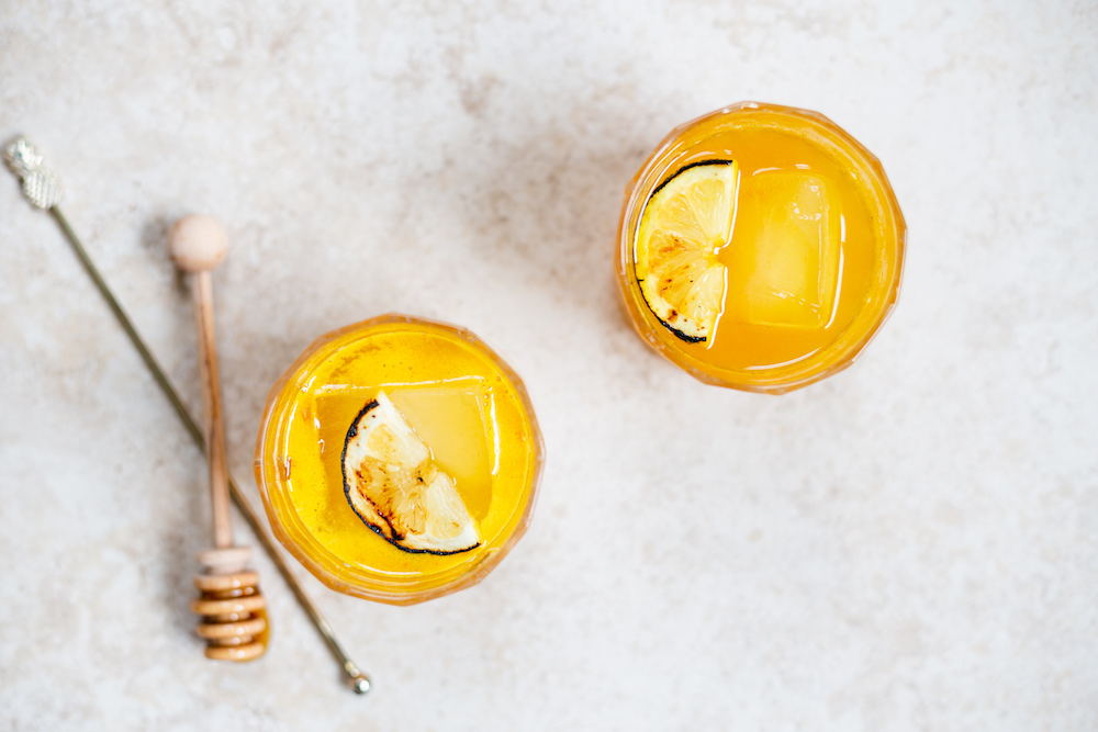 Burnt Honey Turmeric Cocktails