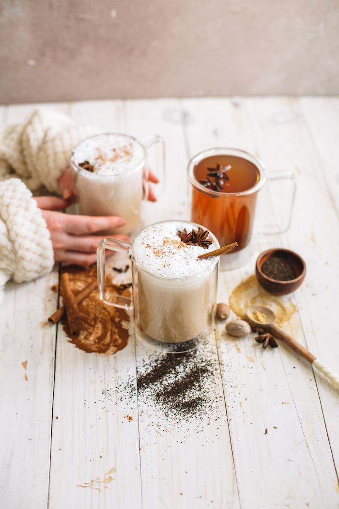 Easy Chai Latte with Almond Milk - A Latte Food