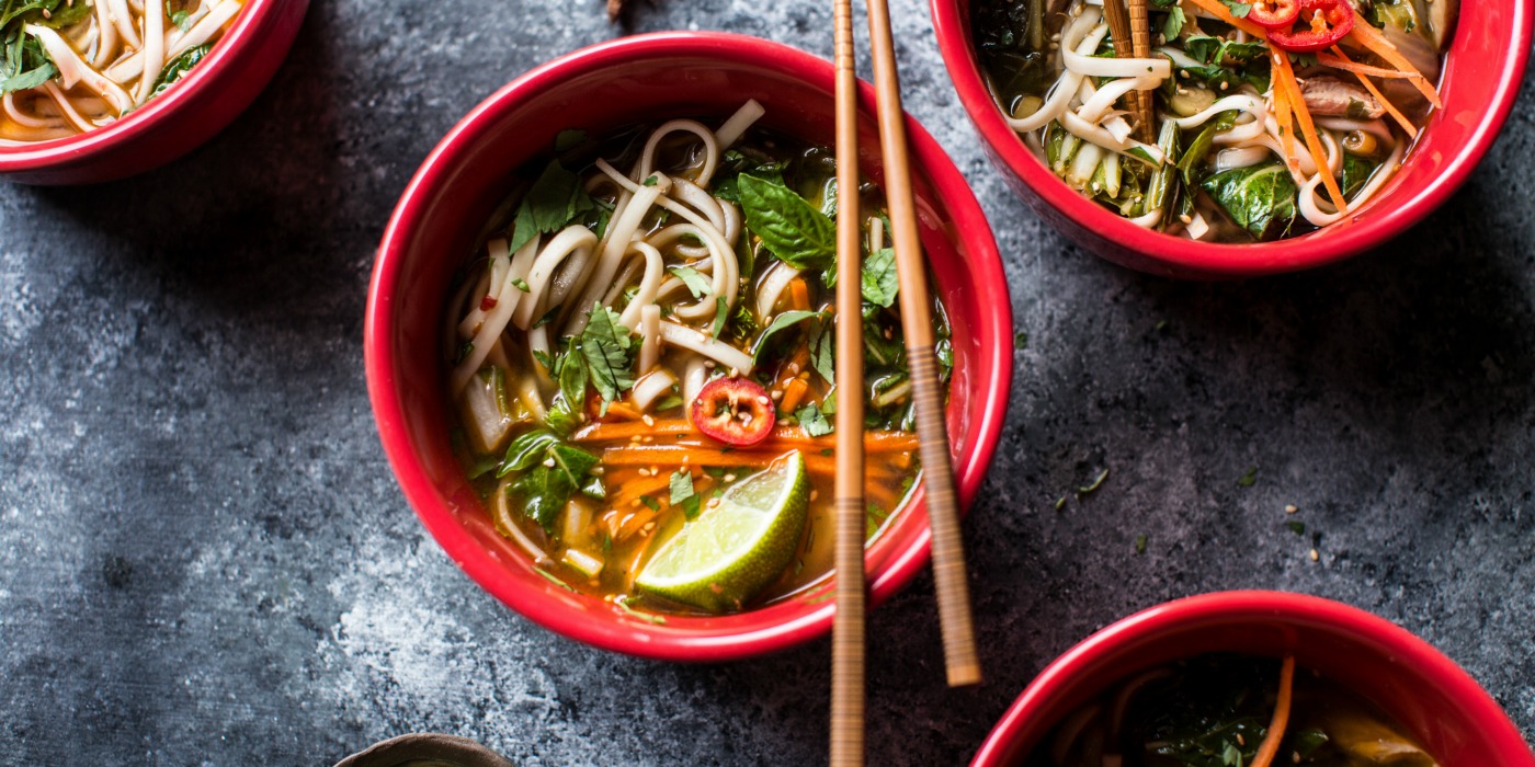 Chinese New Year Chicken Noodle Soup
