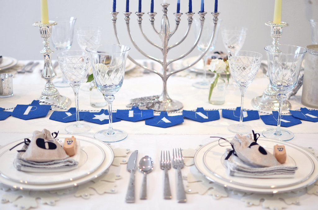 Happy Hanukkah: A Festival of Lights Table