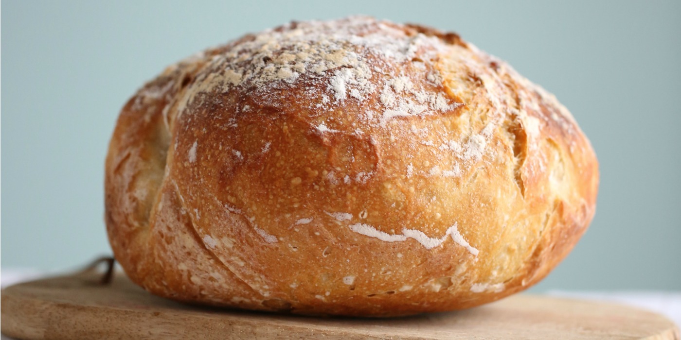 Homemade No-Knead Bread