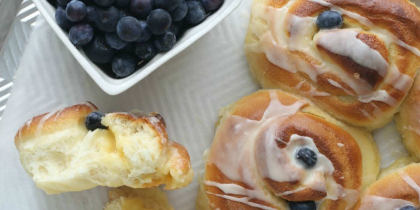 Lemon & Blueberry Rolls