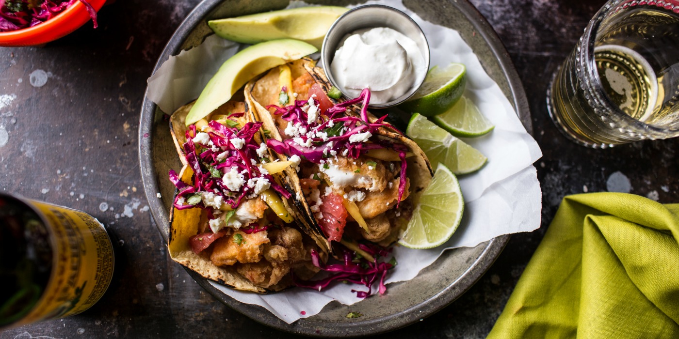 Fish Tacos with Citrus Mango Salsa