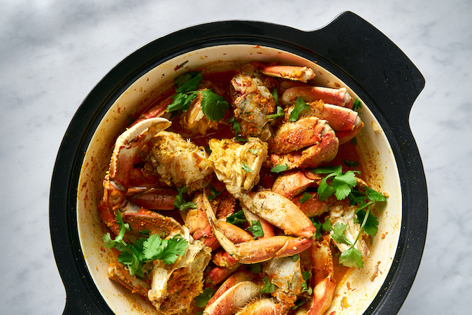 One Pot Spiced Alaskan Crab