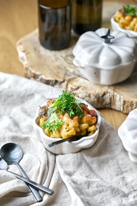 This Fall-Inspired Mushroom, Leek, and Ham Mac and Cheese Is Everything