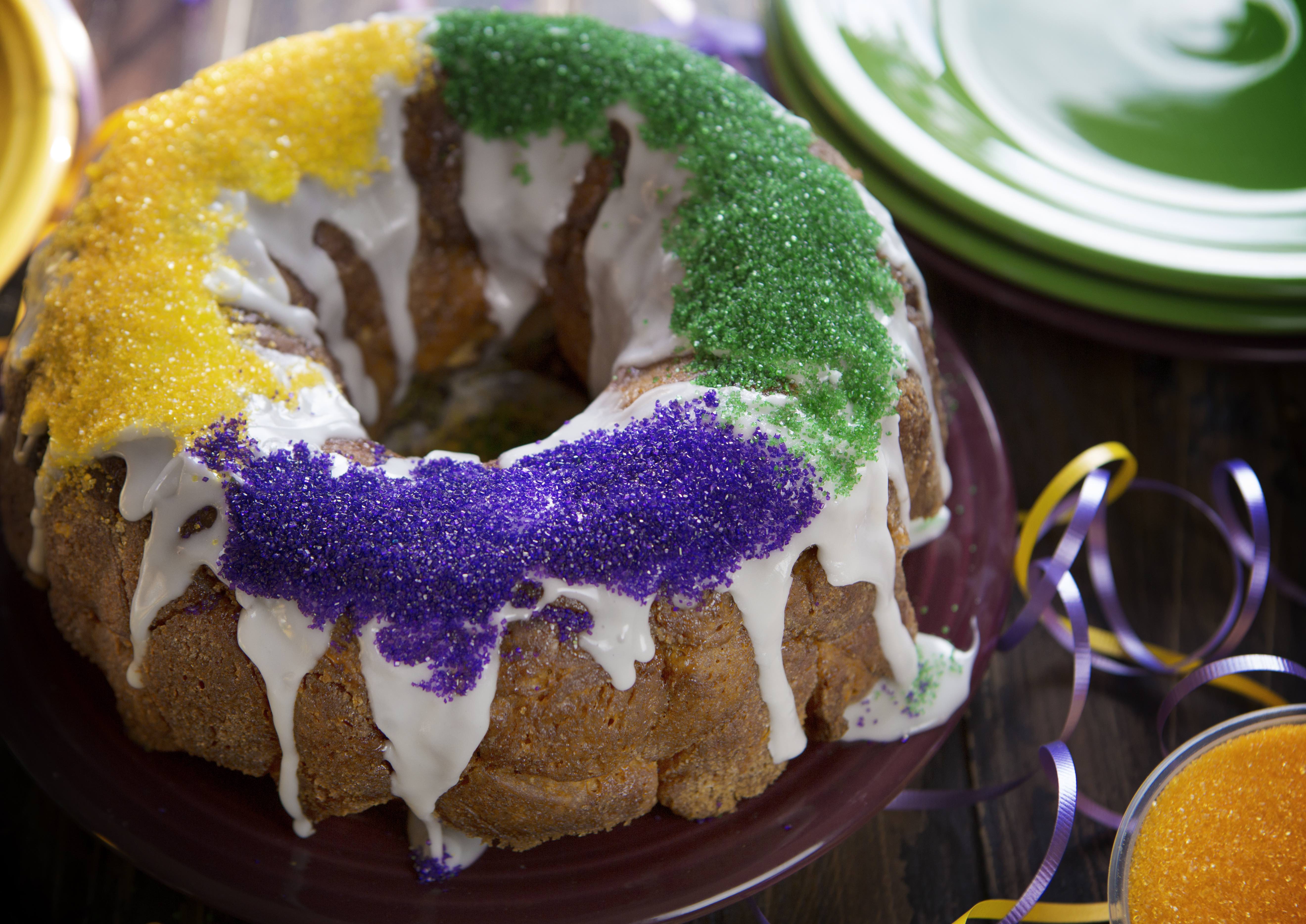 King Cake Monkey Bread