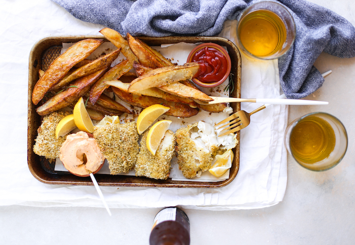 Lightened Up Fish & Chips: A Healthier Weeknight Staple