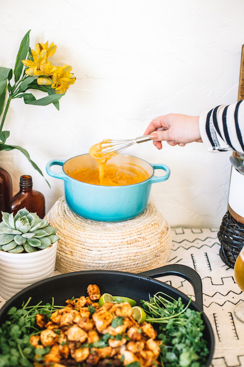 Super Bowl Nacho Bar - The Magical Slow Cooker