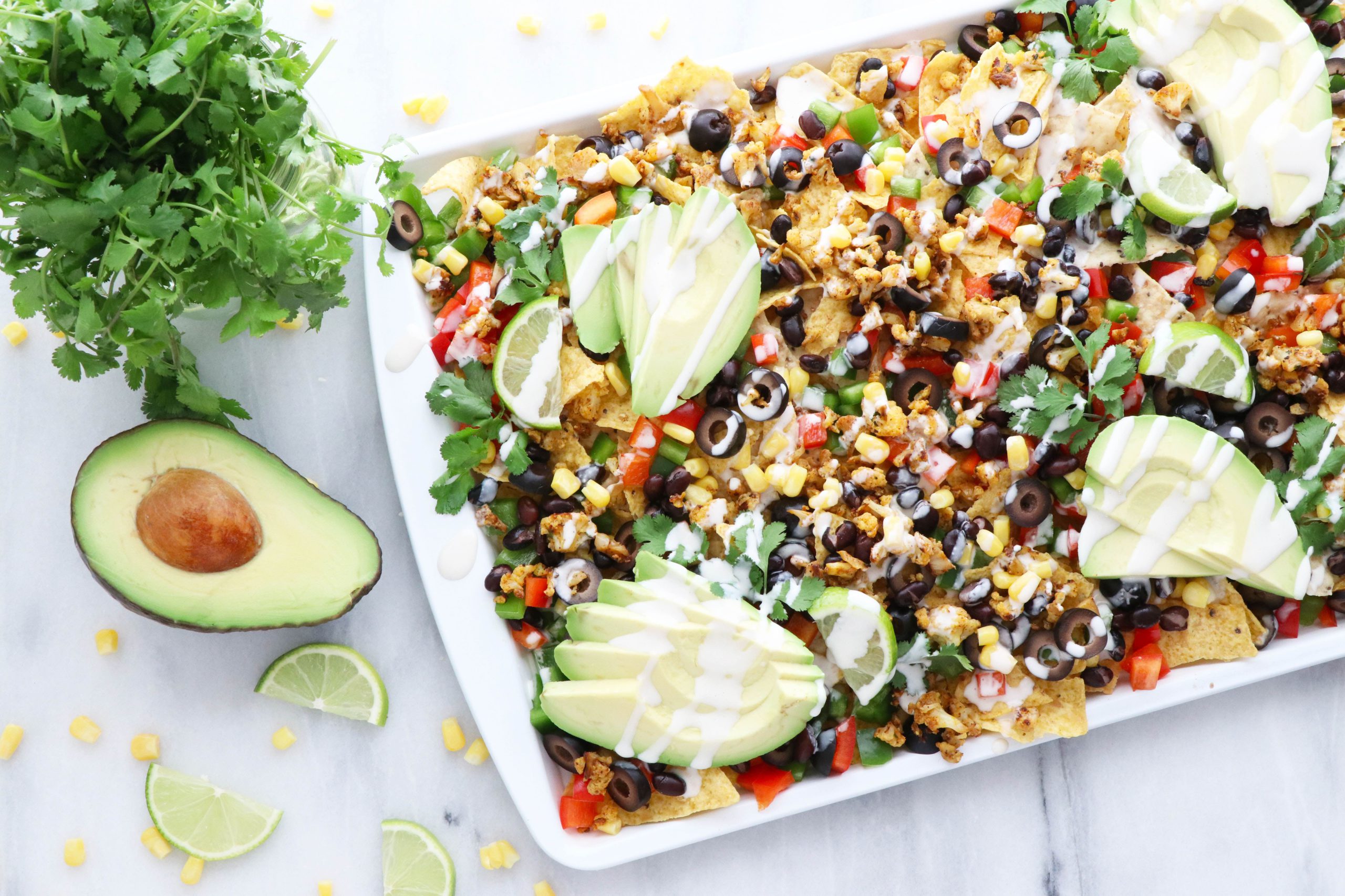 Your New Favorite Healthy Super Bowl Snack: Loaded Vegan Nachos