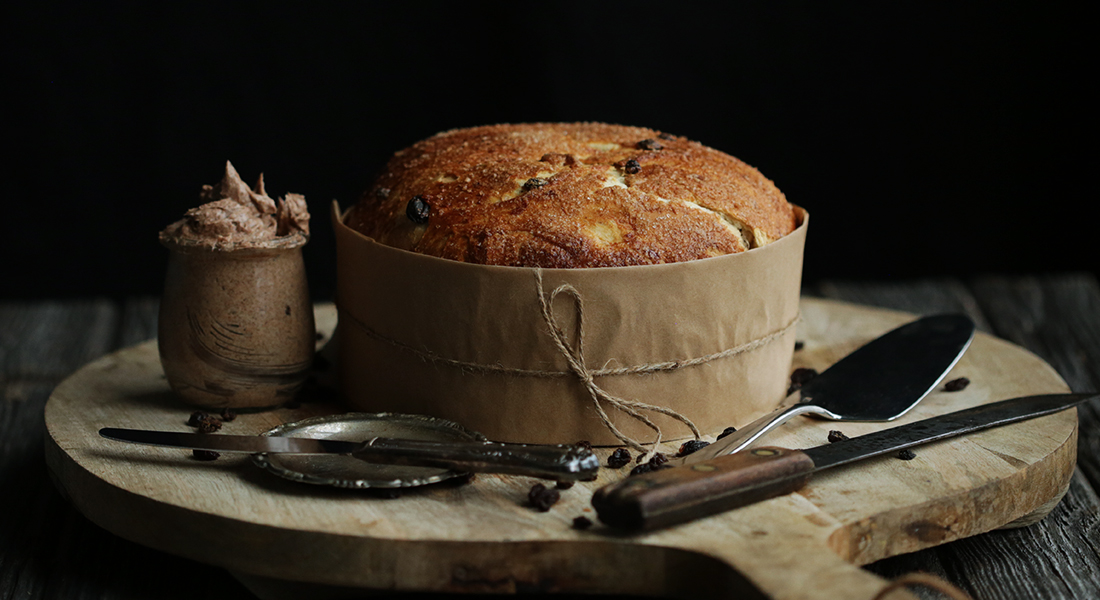 Holiday Panettone Recipe with Currants and Raisins