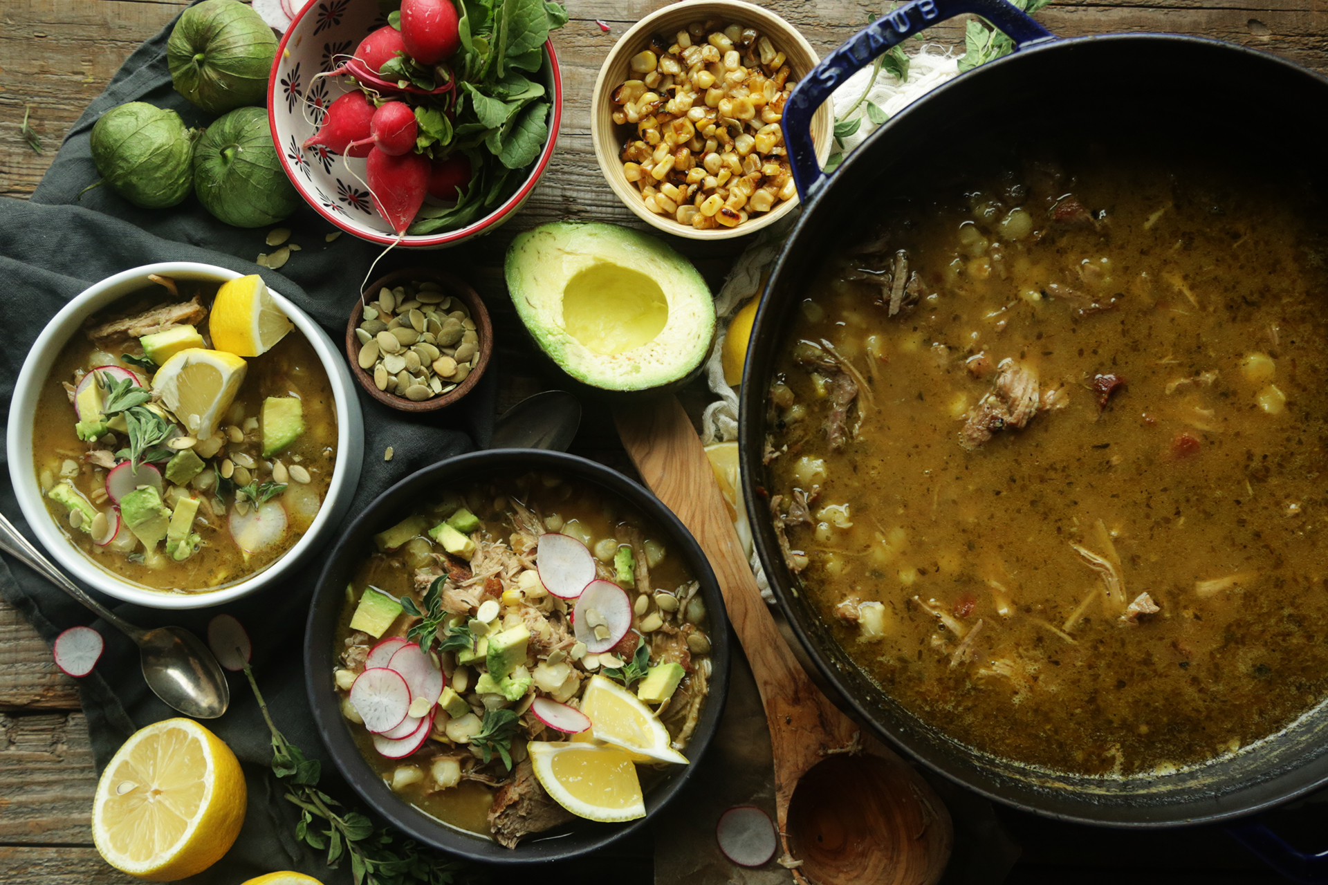 Authentic Pork Pozole Verde Soup