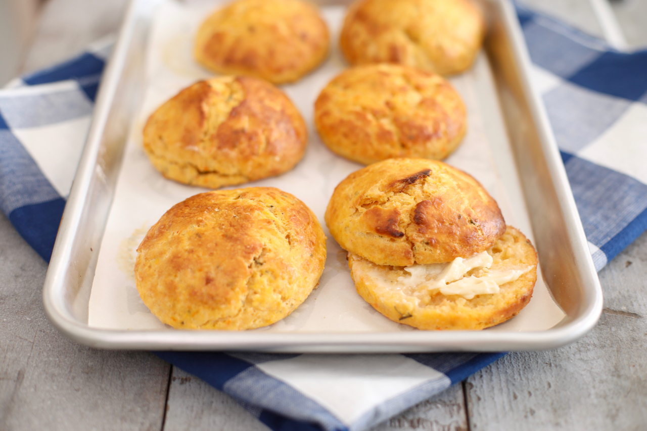 Sweet Potato & Rosemary Biscuits