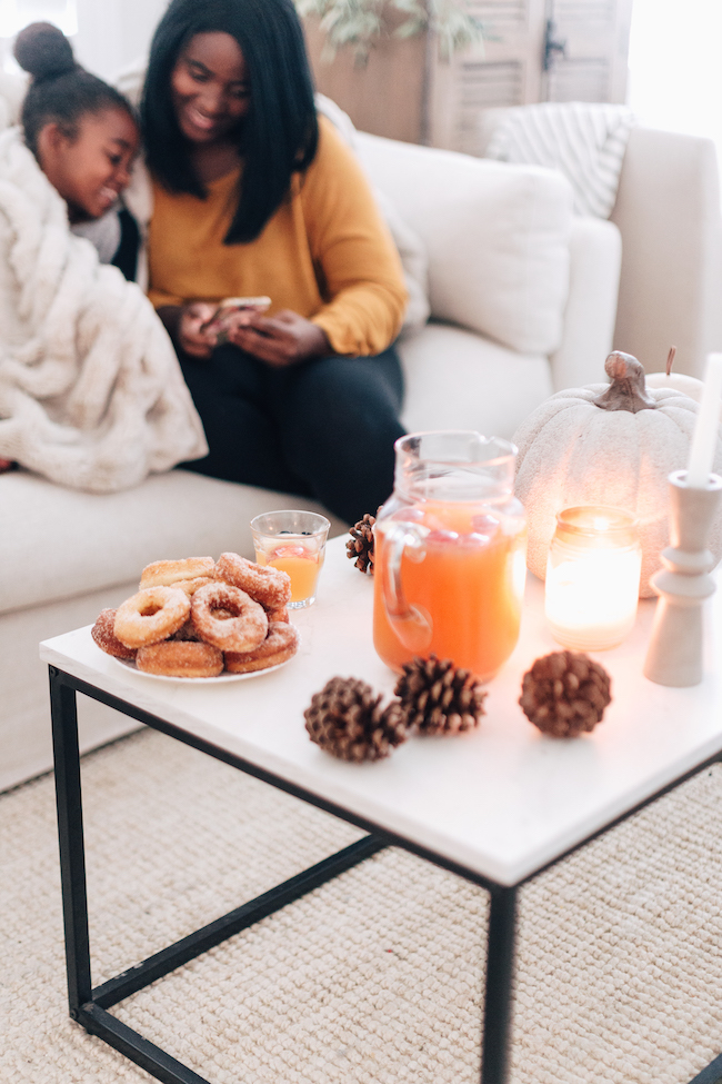 This Donut and Apple Cider Tea Date Makes for the Perfect Fall Afternoon