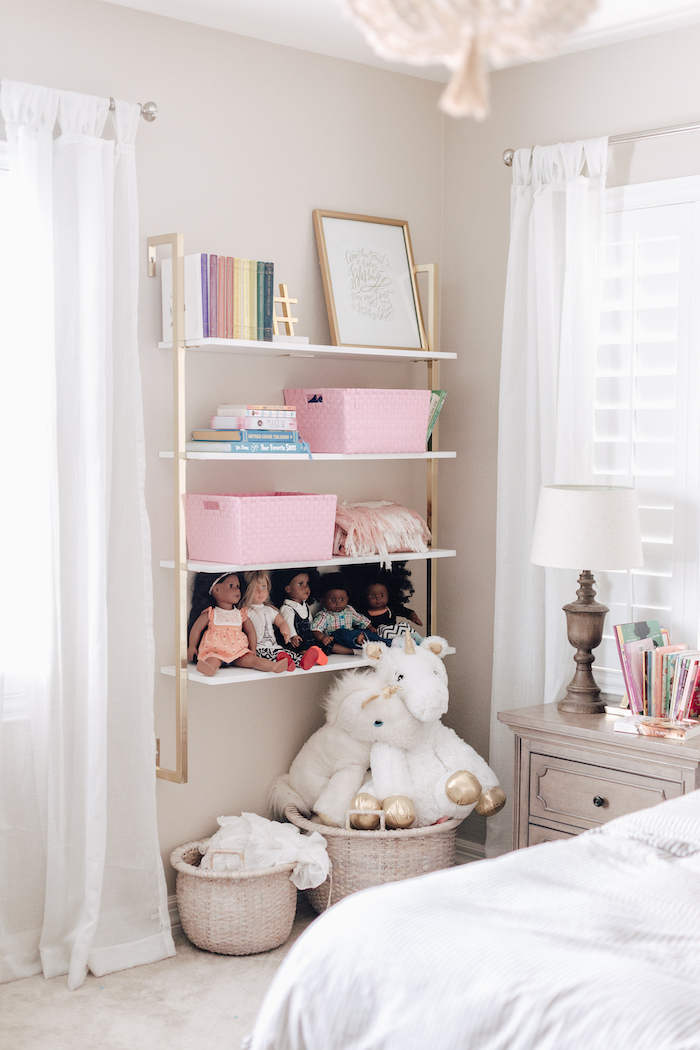 Girls bedroom hot sale toy storage