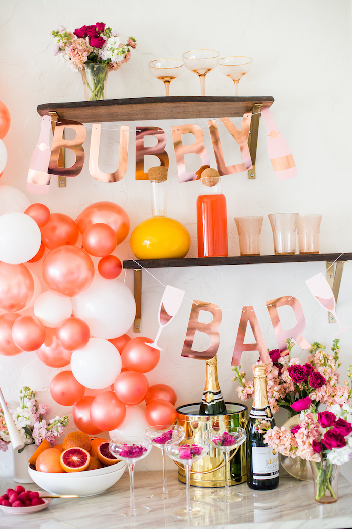 A Galentine’s Day Champagne Bar Brunch