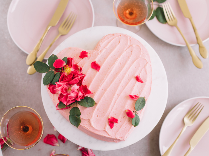 This Heart Cake Is Basically the Grown Up Version of a Conversation Heart