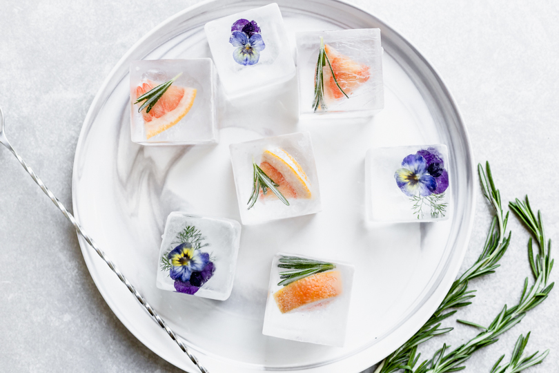 How to Make Perfect Infused Ice Cubes