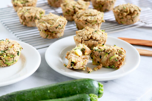 Healthy Vegan Zucchini Muffins | Megan Roosevelt | The Inspired Home