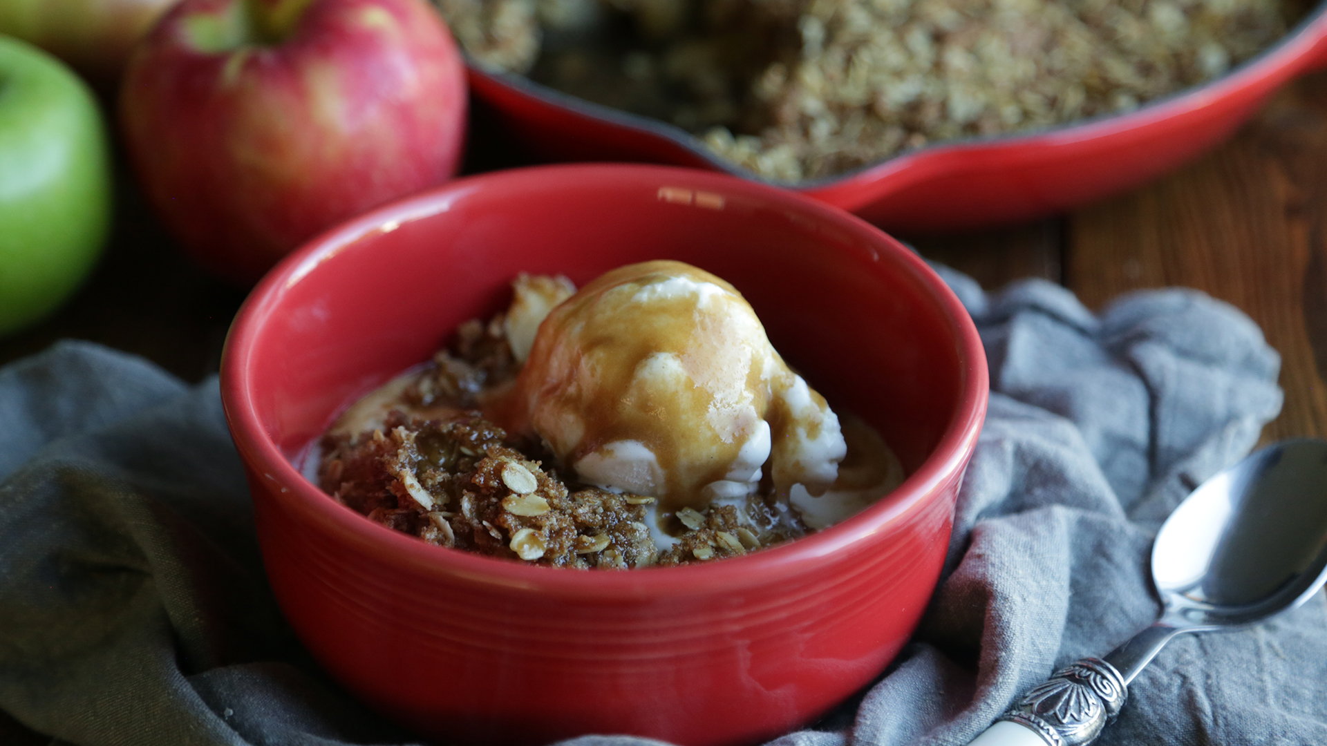 Classic Skillet Apple Crisp Recipe