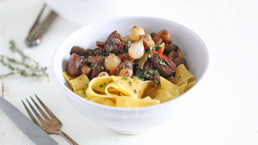 Slow Cooker Boeuf Bourguignon