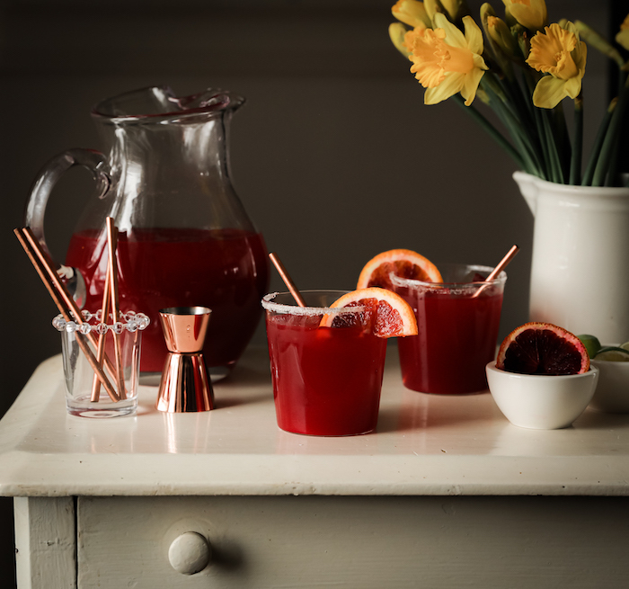 Blood Orange Pitcher Margaritas