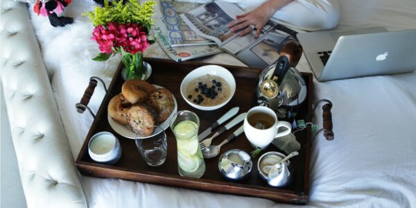 Breakfast In Bed For A Staycation | The Inspired Home