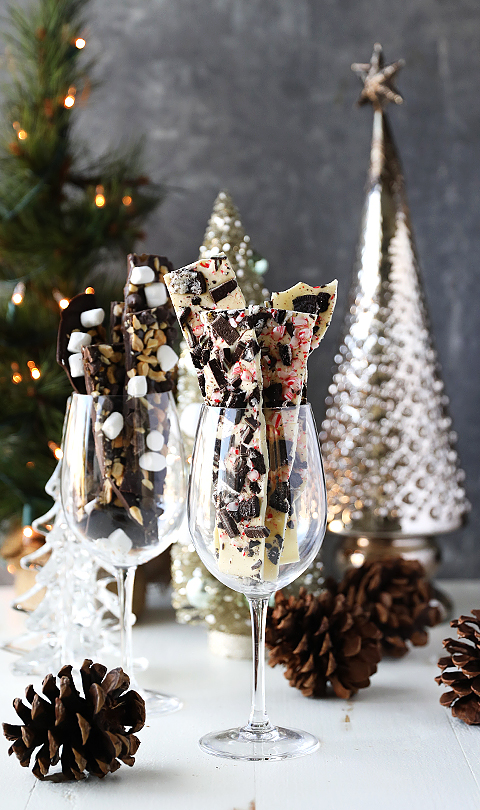 How to Make Homemade Dark Chocolate and White Chocolate Holiday Bark