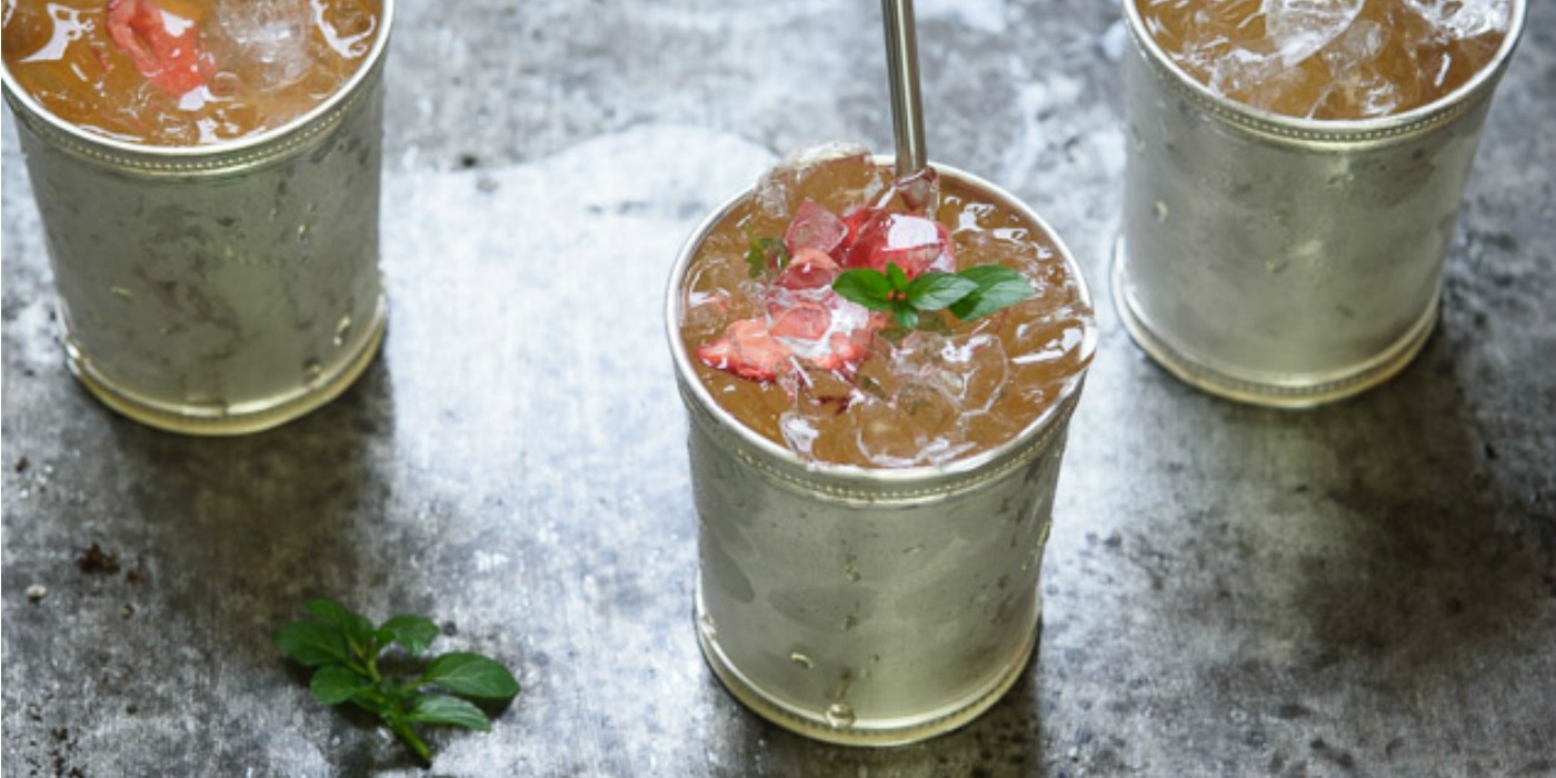 Strawberry Maple Mint Julep