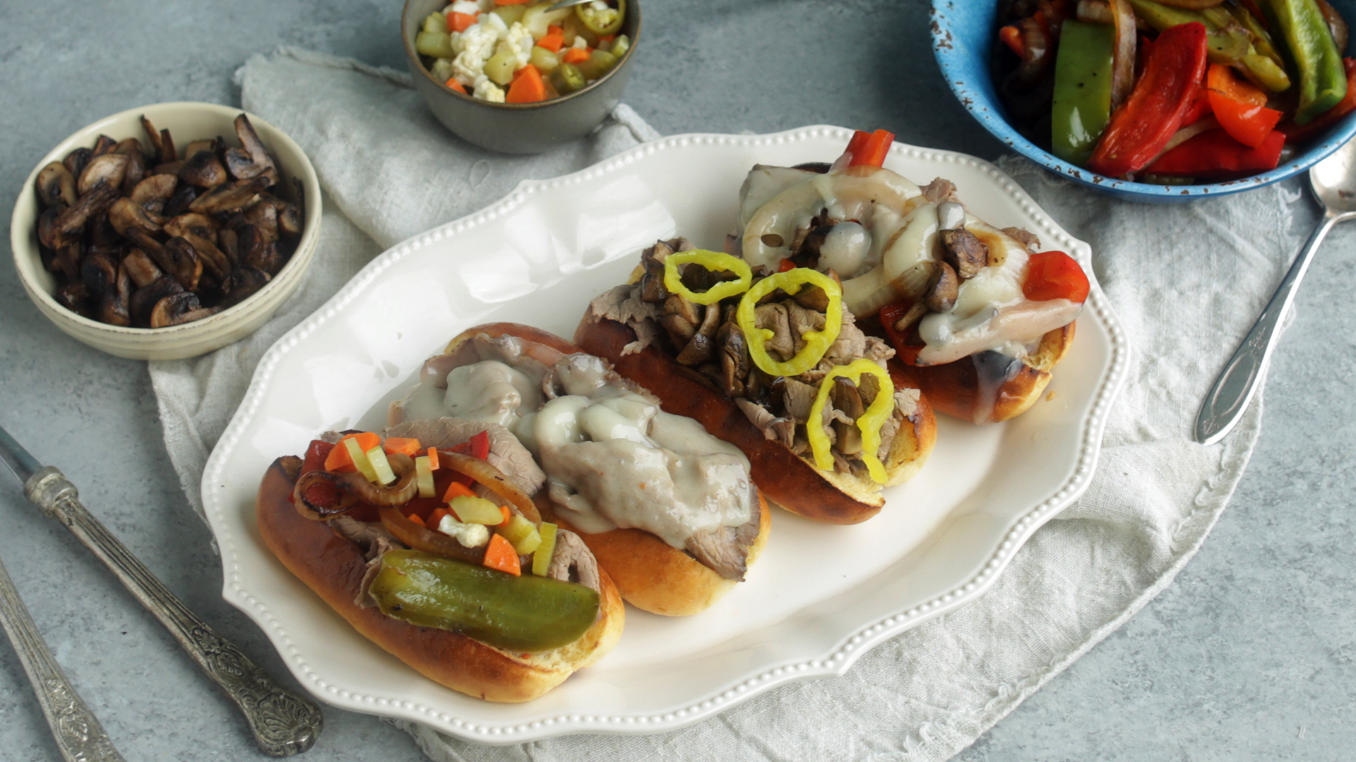 Slow Cooker Italian Beef with Homemade Giardiniera Recipe