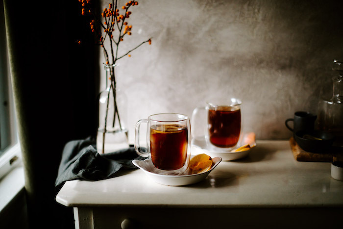 Maple Bourbon Hot Toddies