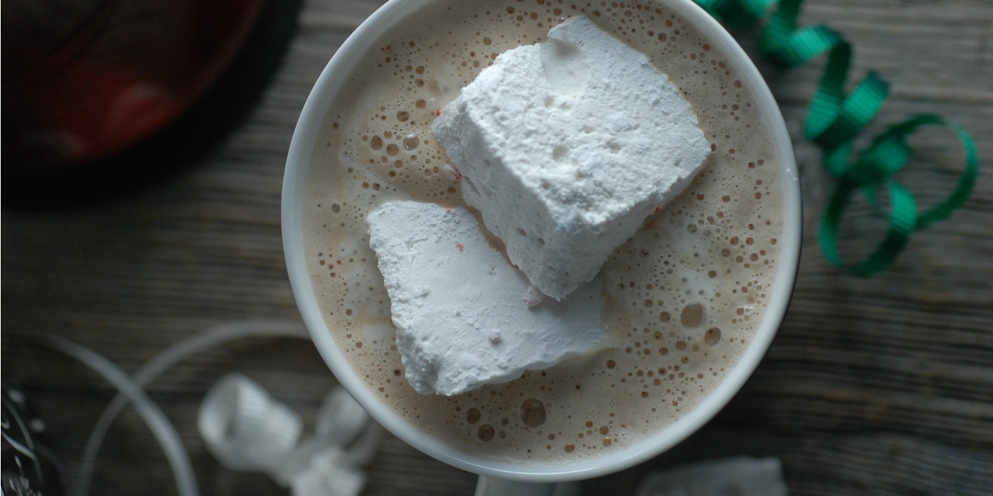 Luxury Hot Chocolate with Rustic Homemade Marshmallows
