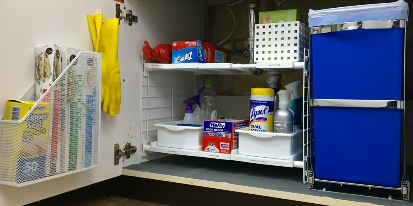 Get Organized: Under the Kitchen Sink