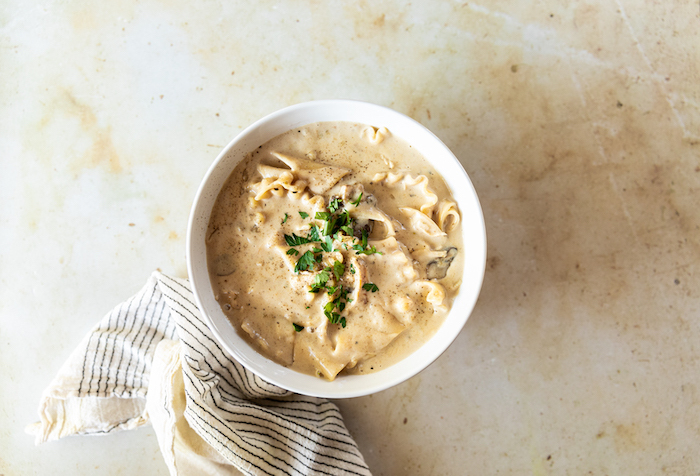 30-Minute One-Pot White Lasagna Soup