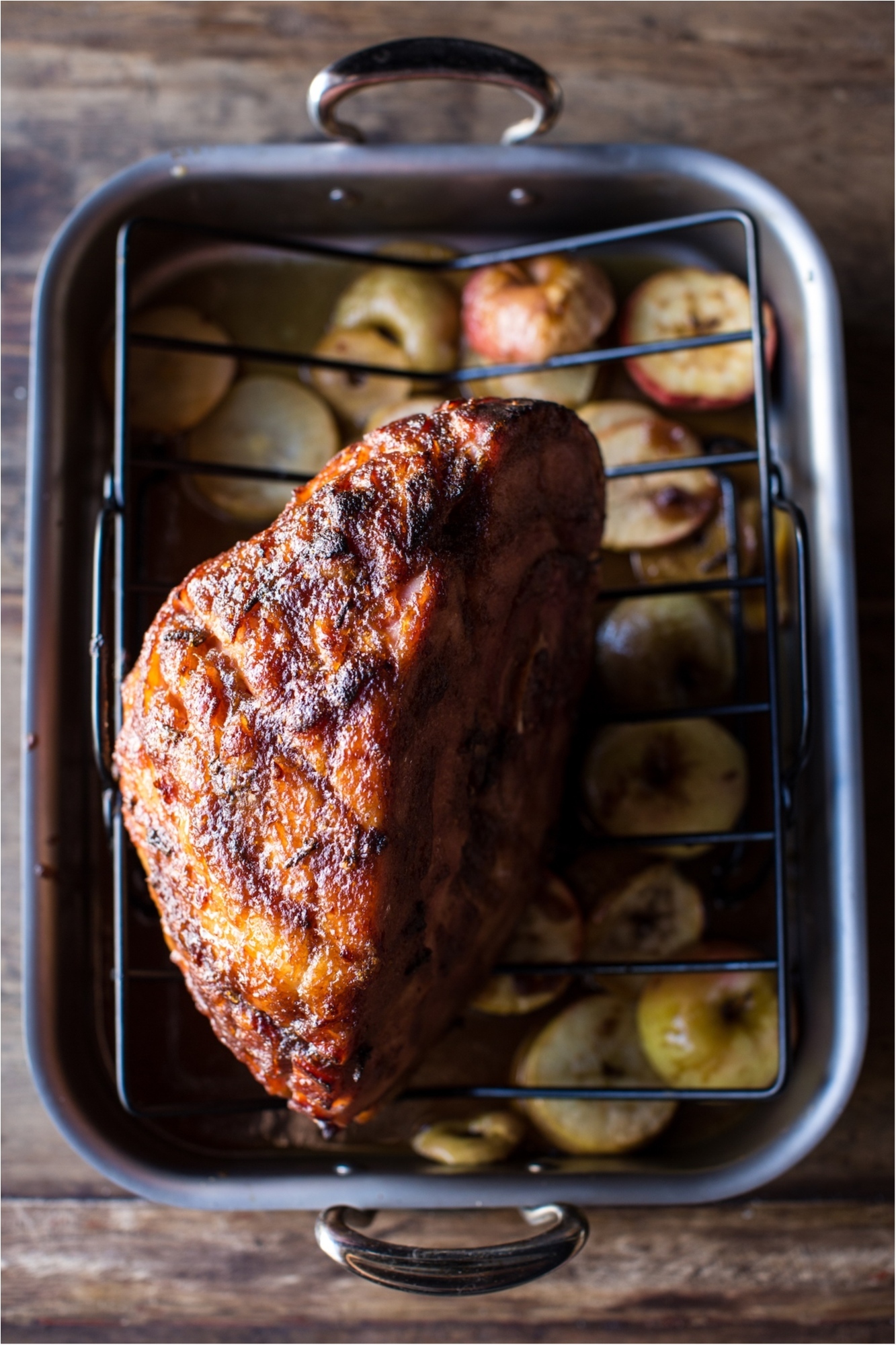 Apple Butter Honey Glazed Ham - I Am Homesteader