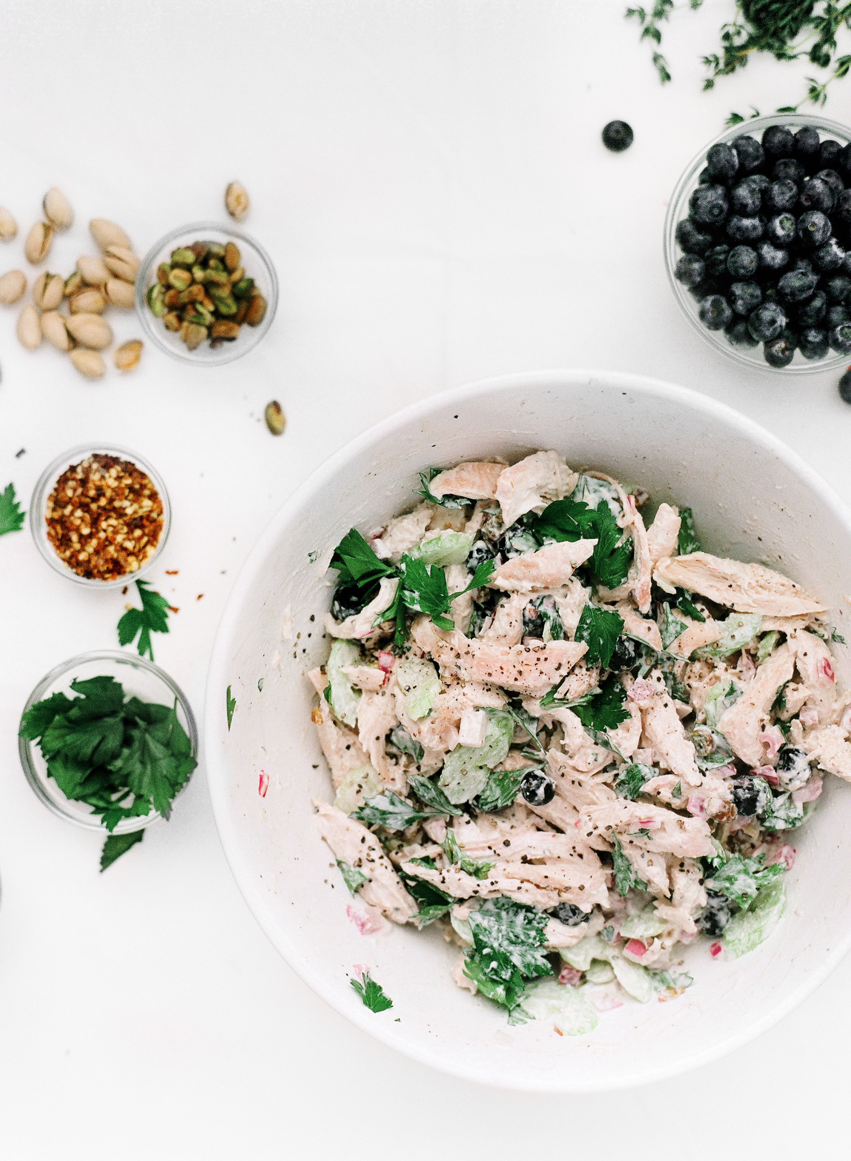 Blueberry Chicken Salad Recipe The Inspired Home The Inspired Home 5359