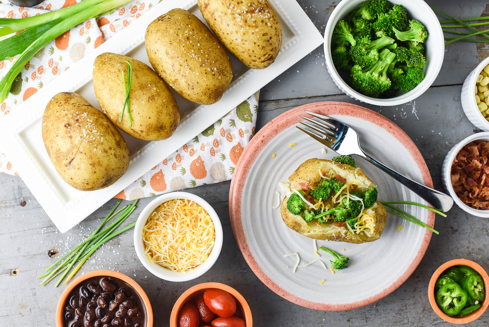 Slow Cooker Baked Potato Bar - Lexi's Clean Kitchen