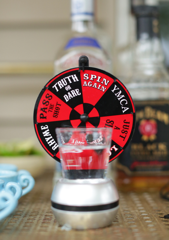 Barbuzzo Spin The Shot Adult Drinking Game - New in Box