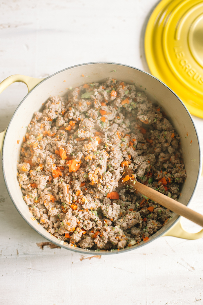 Homemade Dog Food with Ground Turkey Sweet Potatoes