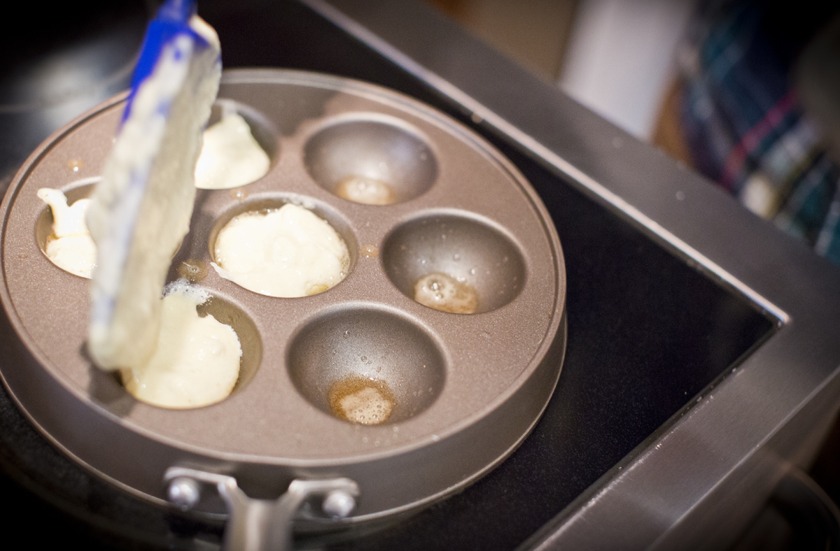 Ebelskiver Filled Pancake Pan and Recipes from Nordic Ware