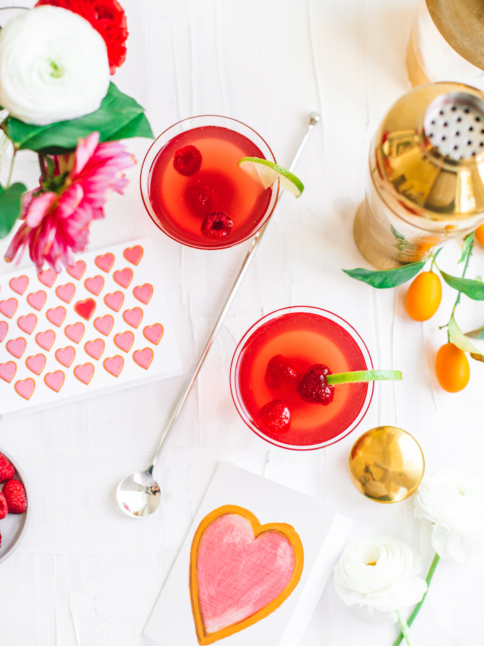 Simple Galentine's Day Cocktails and Party Ideas